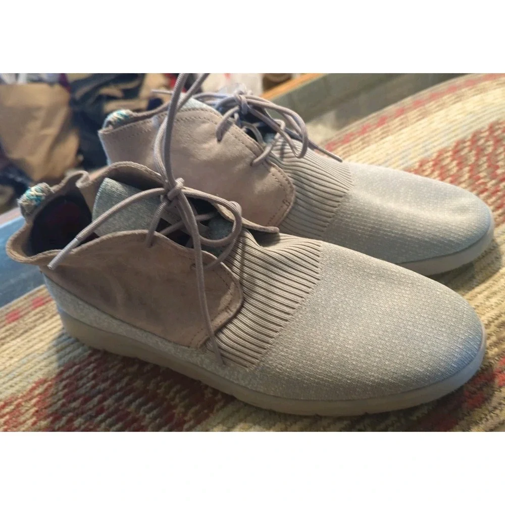 UGG Mens Size 13 Chukka Boots Freamon Hyperweave 2.0‎ Gray/teal  (1020350) Uggs